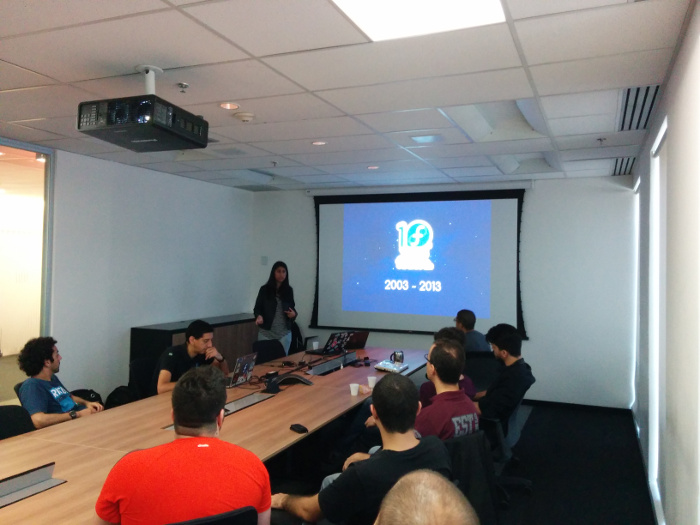 Me talking about Fedora Project